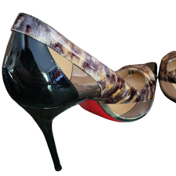 CHRISTIAN LOUBOUTIN Galata Heels 38 1/2 US 8 1/2 - Picture 6 of 12